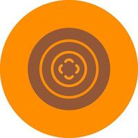 Bullseye Creative Icon Design vector