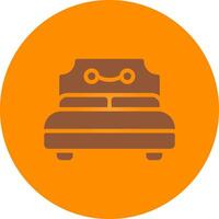 Line bronw Glpyh Design vector