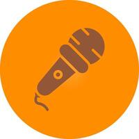 Line bronw Glpyh Design vector