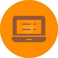 Line bronw Glpyh Design vector