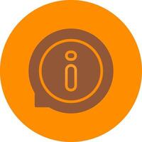 Line bronw Glpyh Design vector