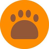 Line bronw Glpyh Design vector