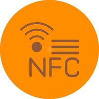 NFC Creative Icon Design vector