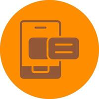 Mobile Boarding Pass Creative Icon Design vector