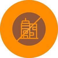 No Commute Creative Icon Design vector