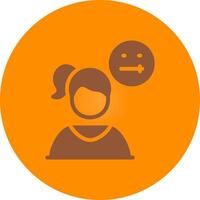 Concerned Creative Icon Design vector