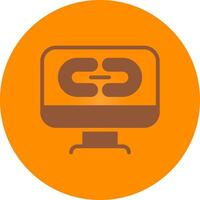 Link Creative Icon Design vector