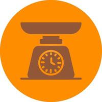 Weighing Machine Creative Icon Design vector