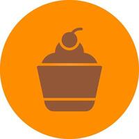 Cupcake Creative Icon Design vector