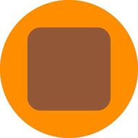 Line bronw Glpyh Design vector