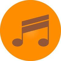 Line bronw Glpyh Design vector