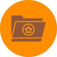 Favorite Folder Creative Icon Design vector