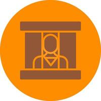Prisoner Creative Icon Design vector