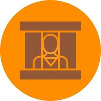 Prisoner Creative Icon Design vector