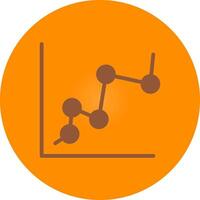 marcado dispersión con suave líneas creativo icono diseño vector