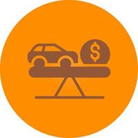 Fair Market Value Creative Icon Design vector