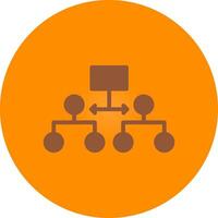 Labeled Hierarchy Creative Icon Design vector