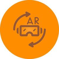 Vr Glasses Creative Icon Design vector