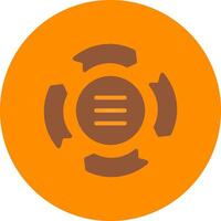 Circle Arrow Process Creative Icon Design vector