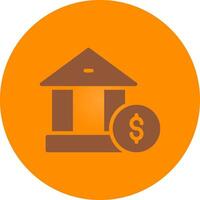 Banking Fees Creative Icon Design vector