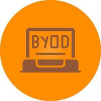 BYOD Tour Creative Icon Design vector