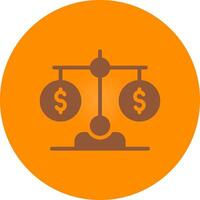 Compare Prices Creative Icon Design vector