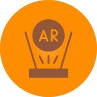 Augmented Reality Creative Icon Design vector