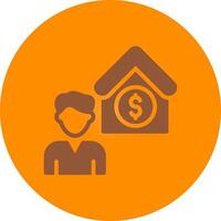 Broker Dealer Creative Icon Design vector