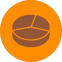 3D Pie Creative Icon Design vector