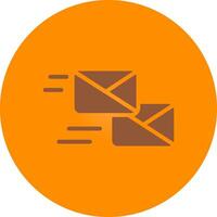 Mass Mailing Creative Icon Design vector