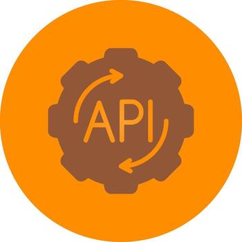 API Creative Icon Design vector