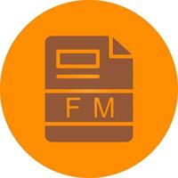 FM Creative Icon Design vector