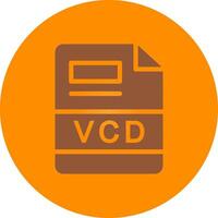 VCD Creative Icon Design vector