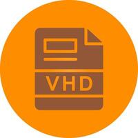 VHD Creative Icon Design vector