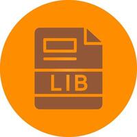 LIB Creative Icon Design vector