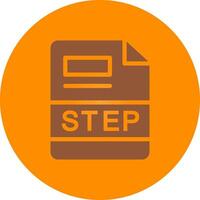 STEP Creative Icon Design vector