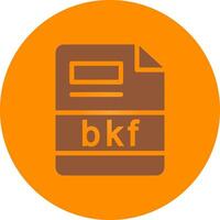 bkf creativo icono diseño vector