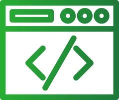 Coding Creative Icon Design vector