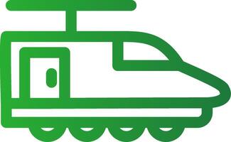 Electric Train Creative Icon Design vector