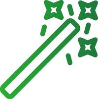 Magic Wand Creative Icon Design vector