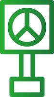 Peace Sign Creative Icon Design vector