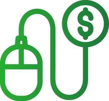 Pay Per Click Creative Icon Design vector