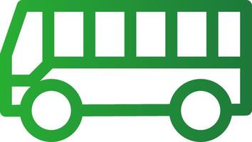 Bus Creative Icon Design vector