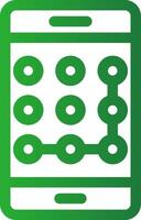 Line Green Gradient Design vector