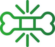 Line Green Gradient Design vector