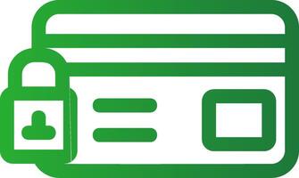 Line Green Gradient Design vector