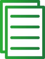 Line Green Gradient Design vector