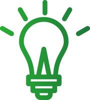 Line Green Gradient Design vector