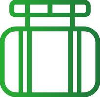 Line Green Gradient Design vector