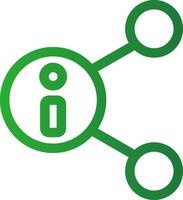 Line Green Gradient Design vector